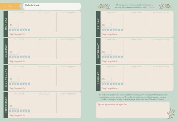 My wellness journal