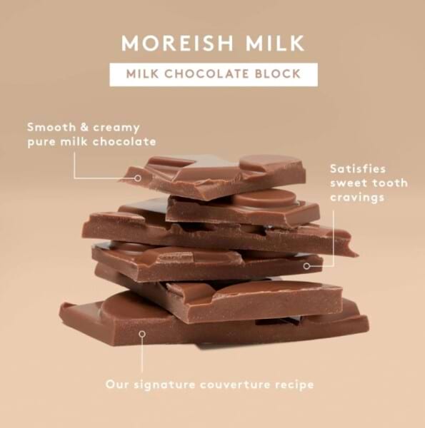 Moreish Milk chocolate block