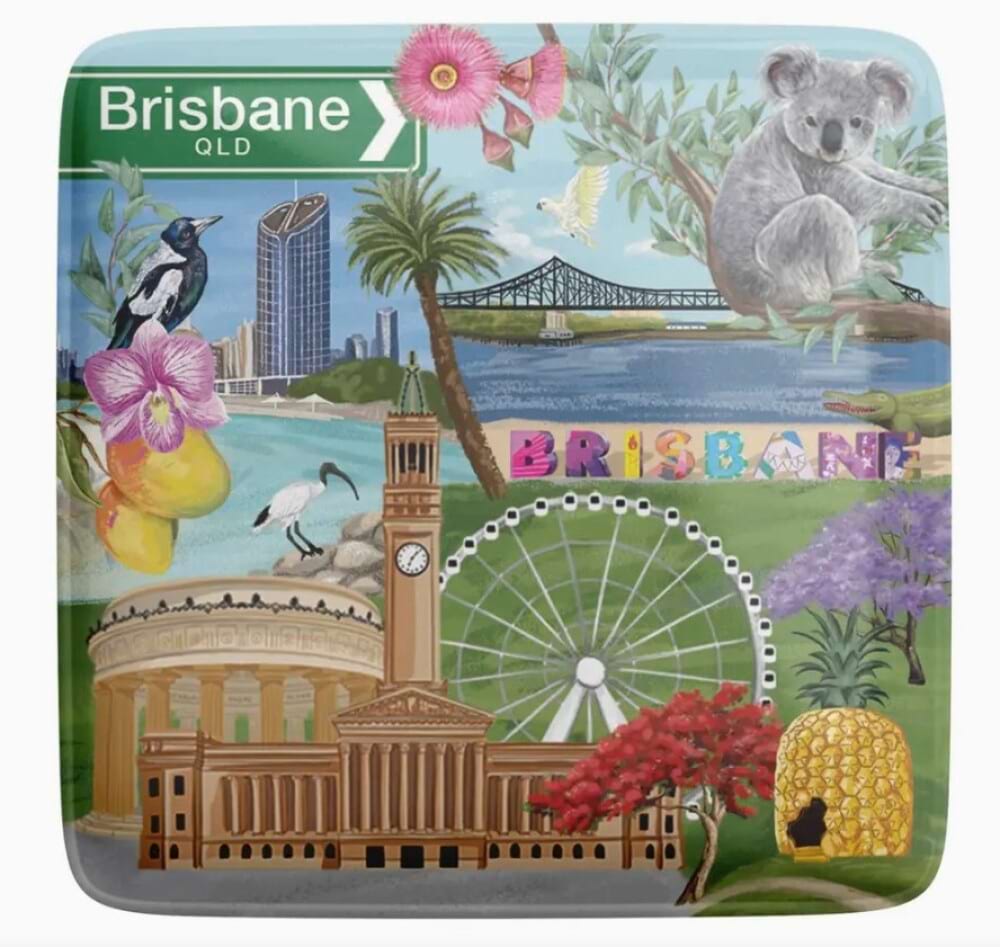 Fridge Magnet G`day Brisbane