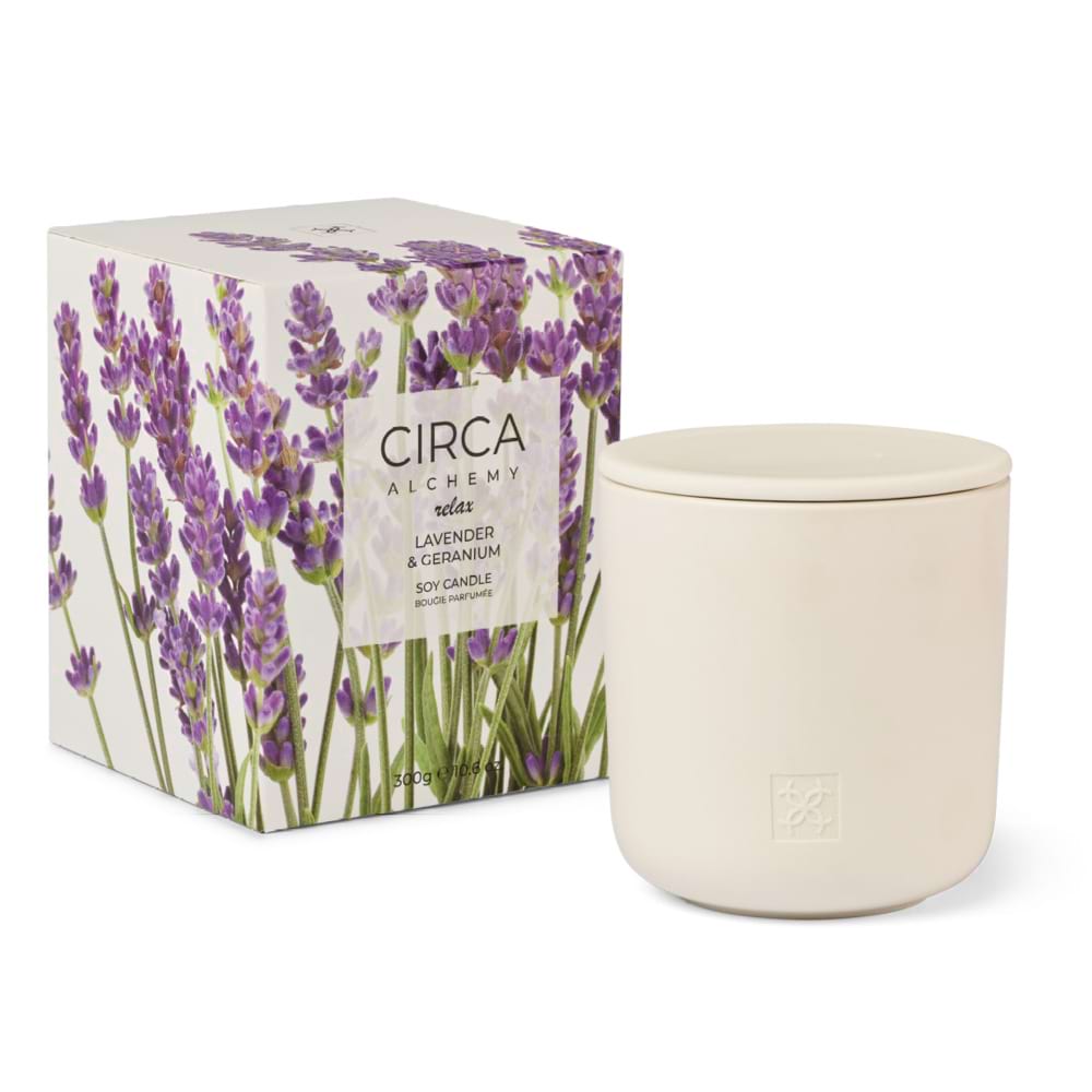 Circa Alchemy Candle - Lavender and Geranium 300g